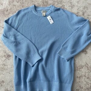L.L. Bean Men's Sky Blue Crewneck Sweater